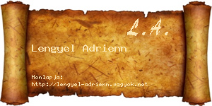 Lengyel Adrienn névjegykártya